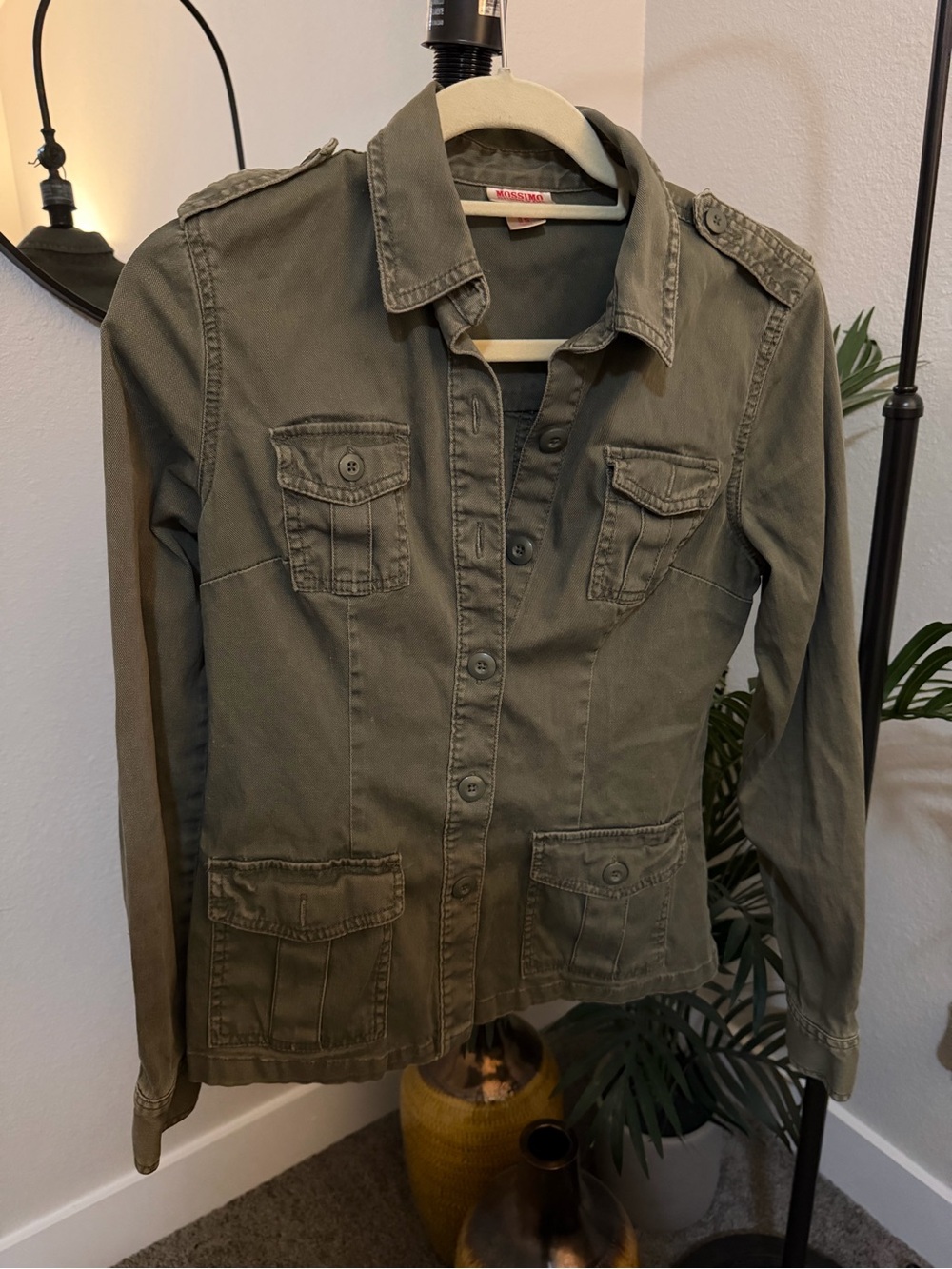 Mossimo Supply Co. Olive Green Utility Jacket